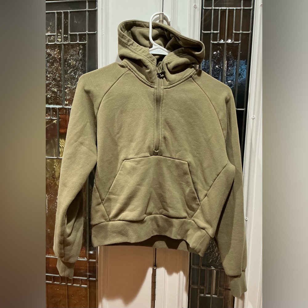 Athleta Women’s Zip Up Green Sweatshirt